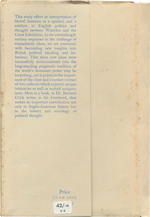 American Democracy in English Politics