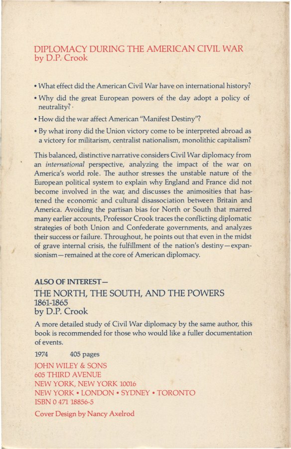 Diplomacy During the American Civil War