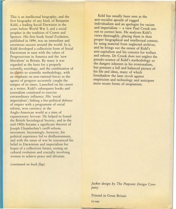 Benjamin Kidd, Portrait of a Social Darwinist